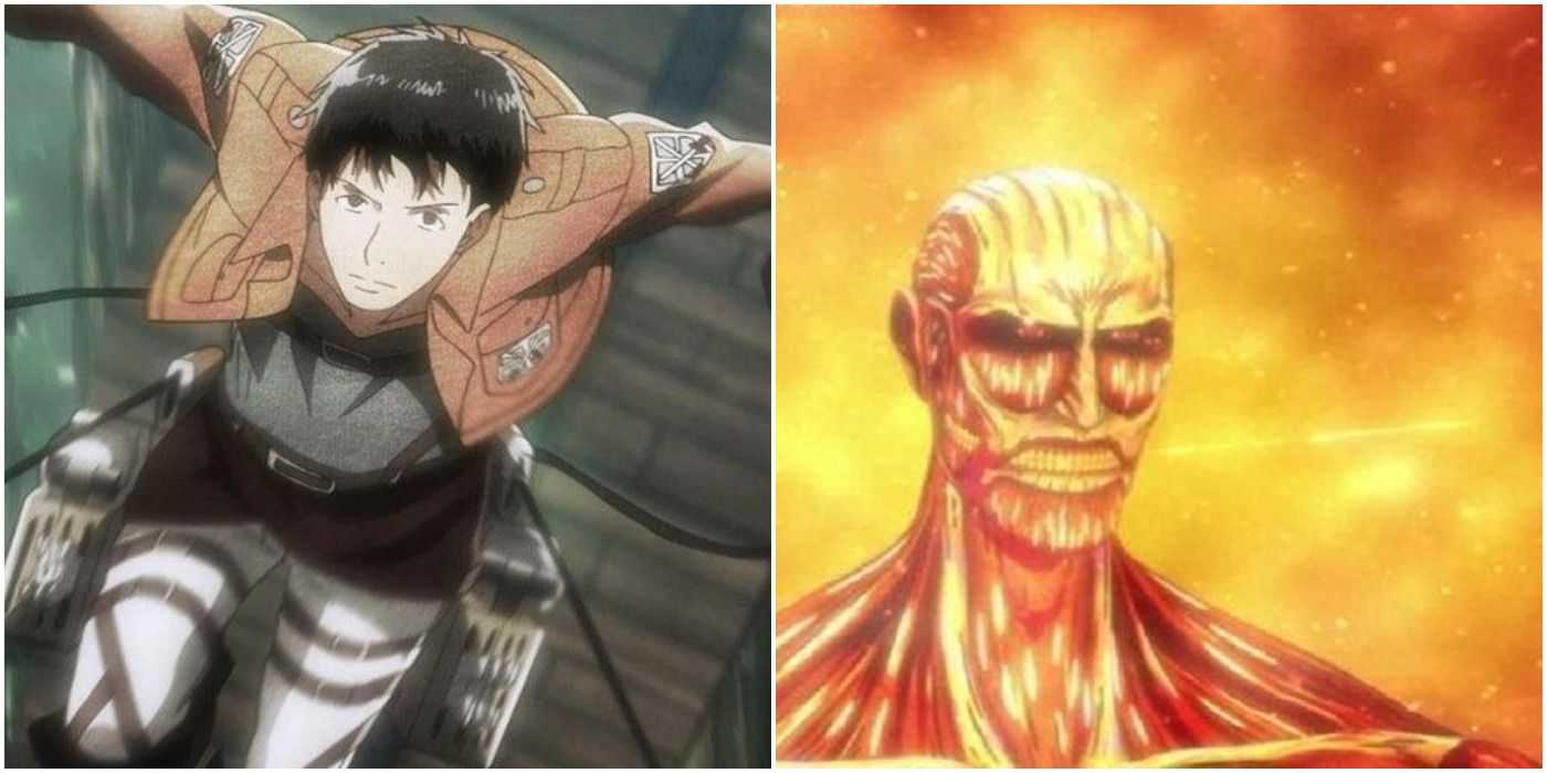 Bertholdt und Colossal Titan teilen sich das Bild