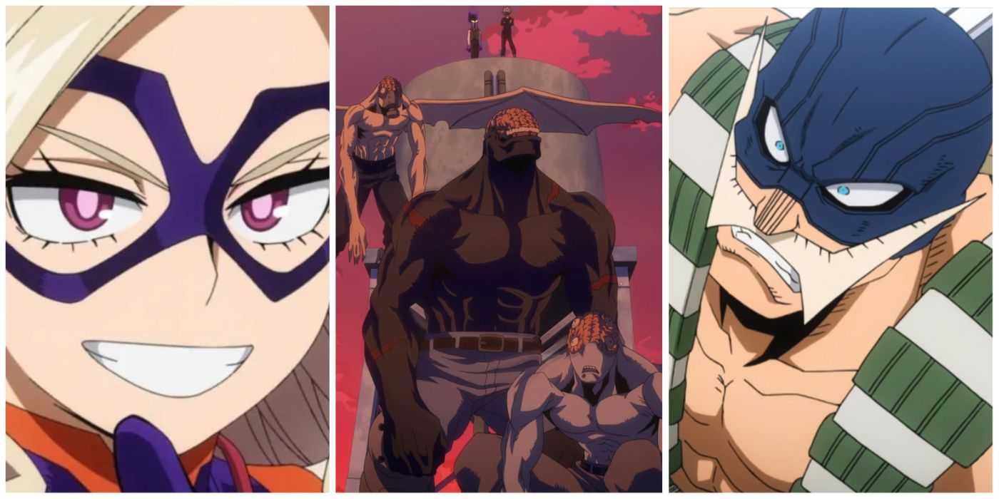 Mt Lady Snatch ve Nomu My Hero Academia