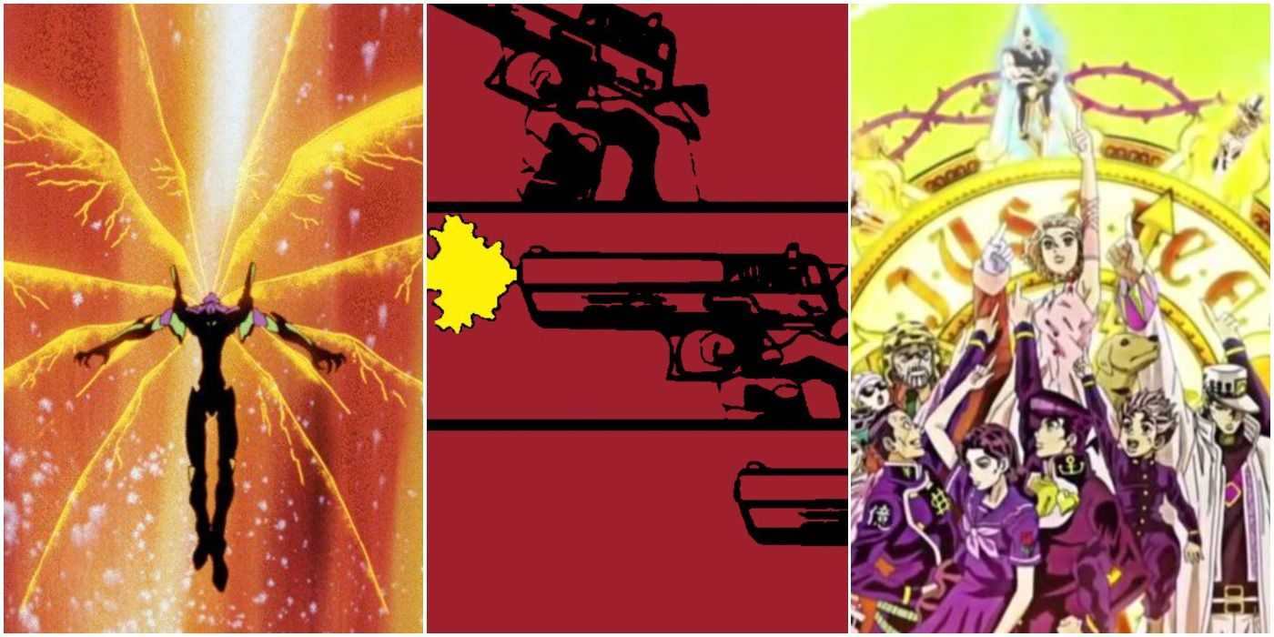 Аниме Iconic Openings Evangelion Cowboy Bebop JoJo Trio Заголовок