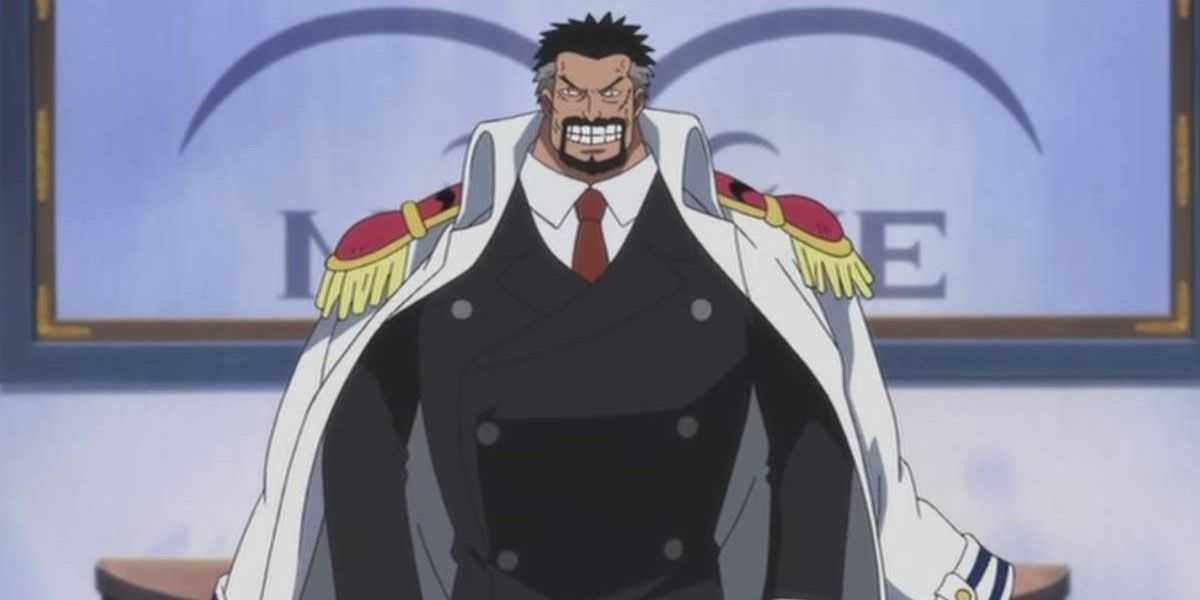 Mladá opica D. Garp sa usmieva počas flashbacku One Piece
