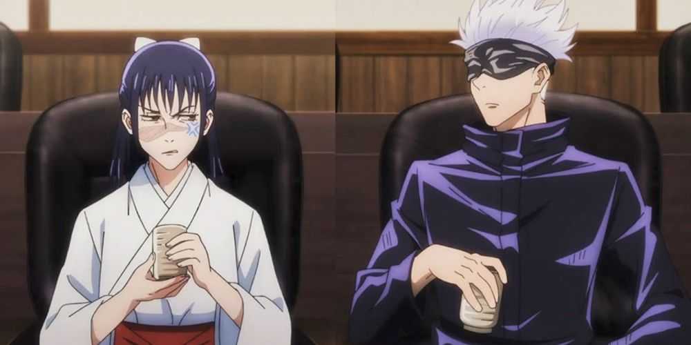 satoru gojo y utahime iori en jujutsu kaisen