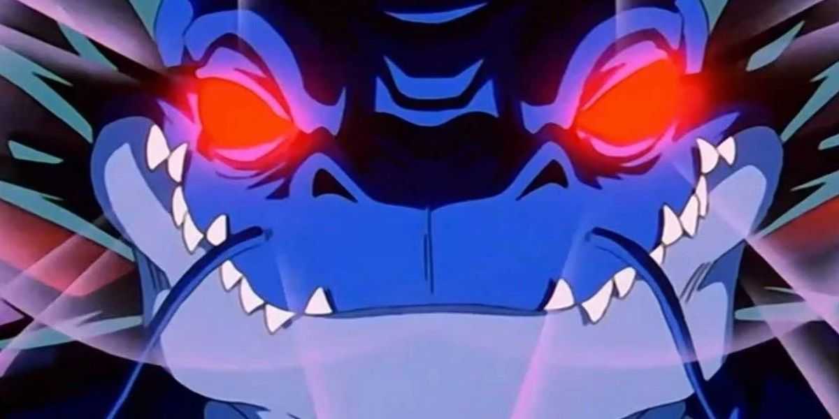 Una vista más cercana de Black Smoke Shenron