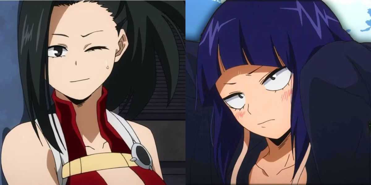 Momo y Jirou en MHA.