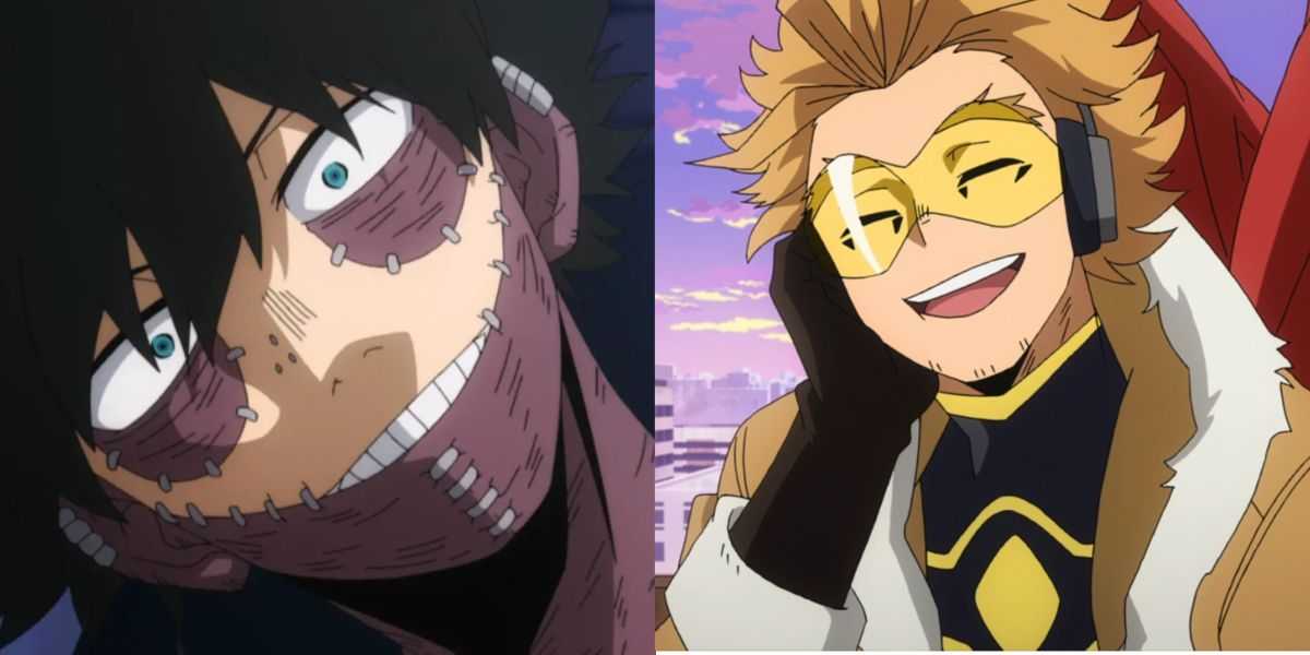 Dabi y Hawks en MHA.