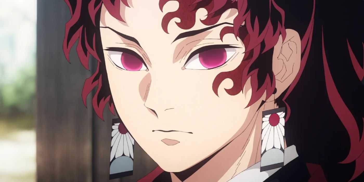 Yoriichi macht in Demon Slayer einen neutralen Gesichtsausdruck