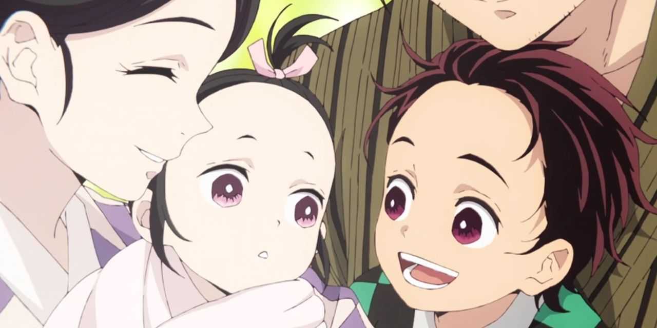 Die Familie Kamado ist in Demon Slayer glücklich zusammen.