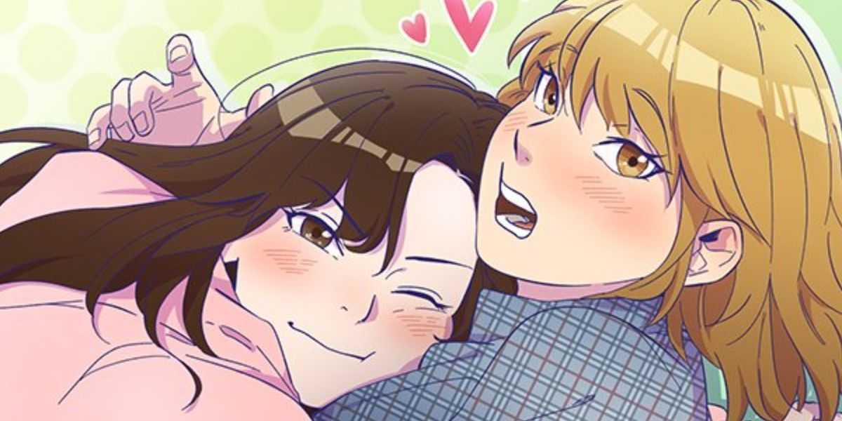 Mai Sohn umarmt Lee Chungyeon im Manhwa „Ring My Bell“.