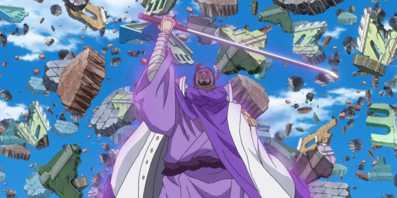Fujitora nutzt seine Teufelsfrucht, um die Schwerkraft in One Piece zu manipulieren