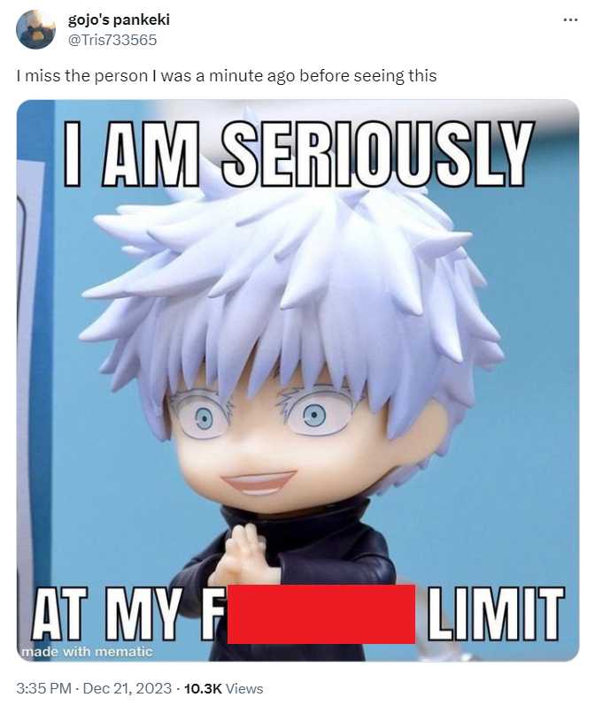 A statue of Jujutsu Kaisen