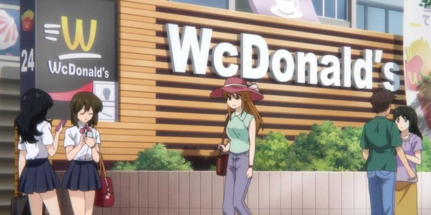 Anime-Figuren gehen vor WcDonald