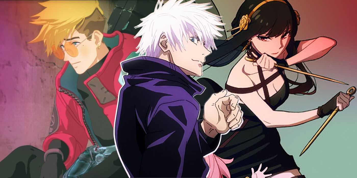 『トライガンスタンピード』のヴァッシュ、『呪術廻戦』の五条、『Spy×Family』のヨル