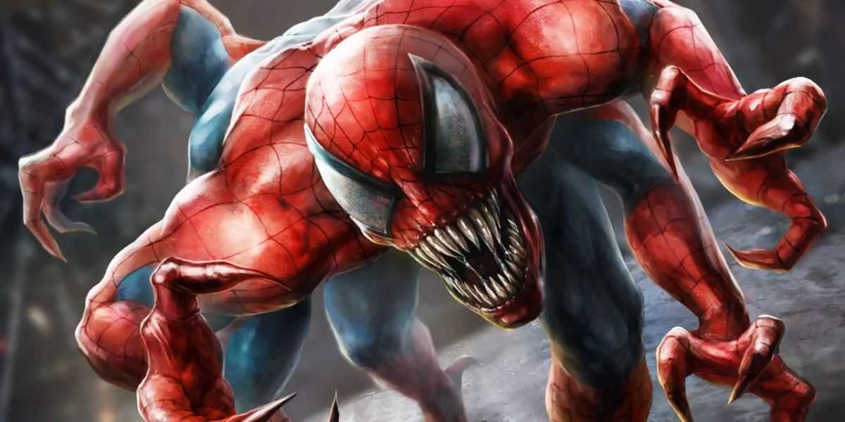 In Marvel Comics knurrt ein Doppelgänger, der auf den Leser zustürmt