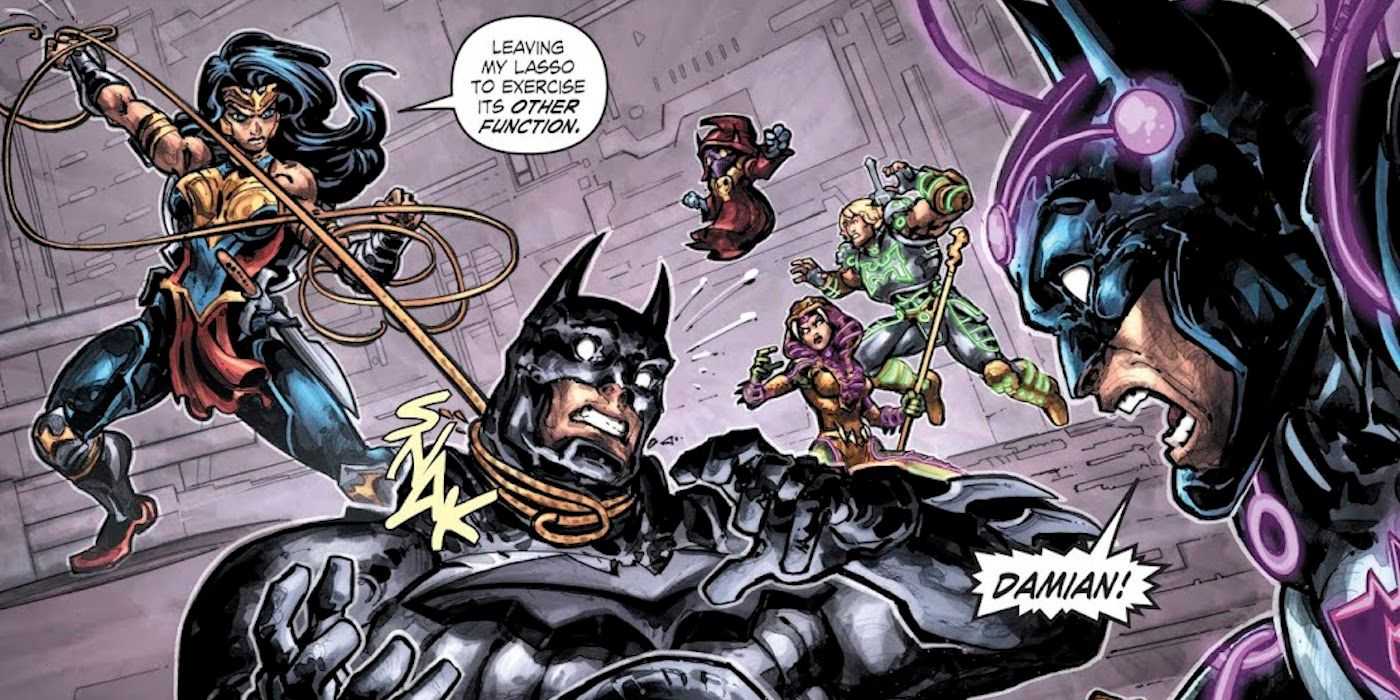 Wonder Woman zachytáva Nespravodlivosť Damiana
