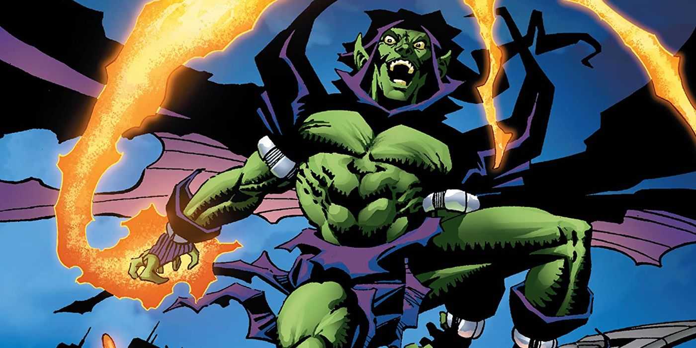 Phil Urich ako hrdinský Green Goblin spúšťa výbušnú energiu