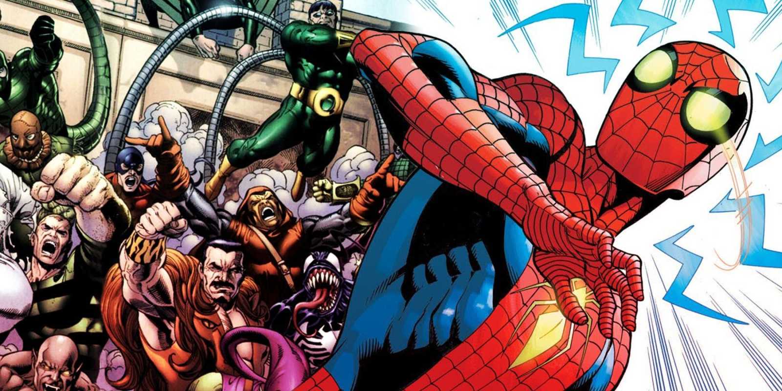 Naľavo zverinec Spider-Mana