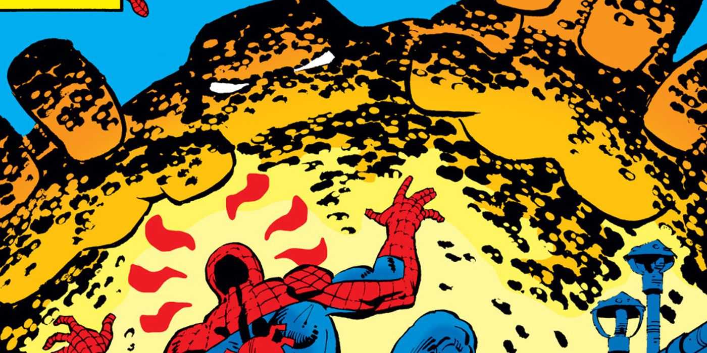 Spider-Man bojuje so spojením Mud-Thing Sandman a Hydro-Man
