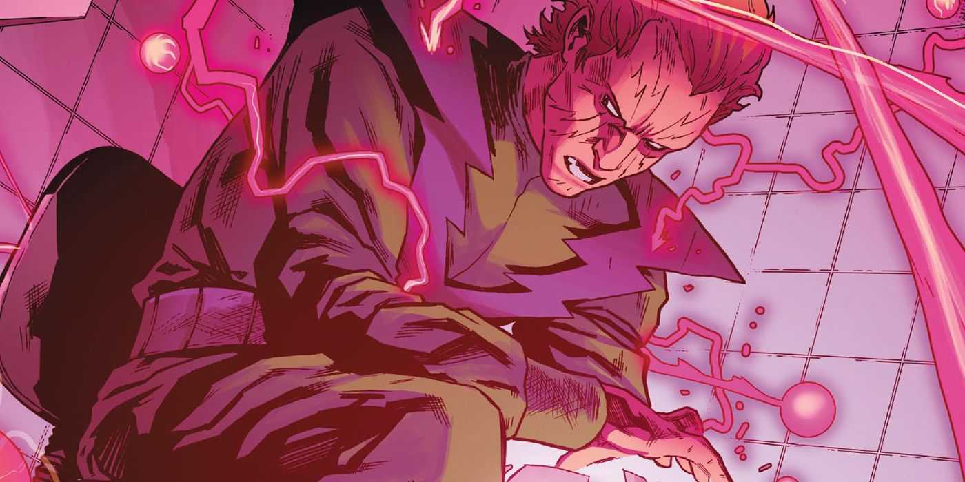 Человек-молекула вызывает космическую энергию в комиксах Marvel