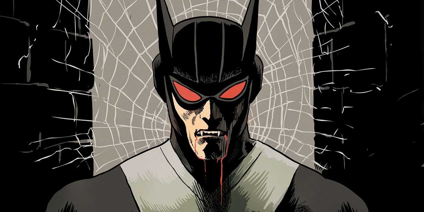 Kirk Langstrom como un Batman vampírico de Justice League Gods and Monsters
