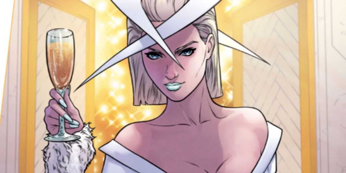 Emma Frost in ihrem Hellfire Gala-Kostüm