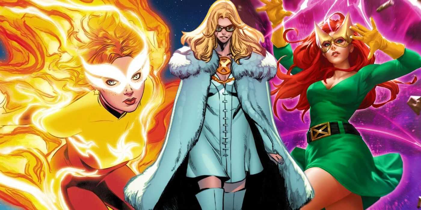 Jean Grey, Firestar und Emma Frost