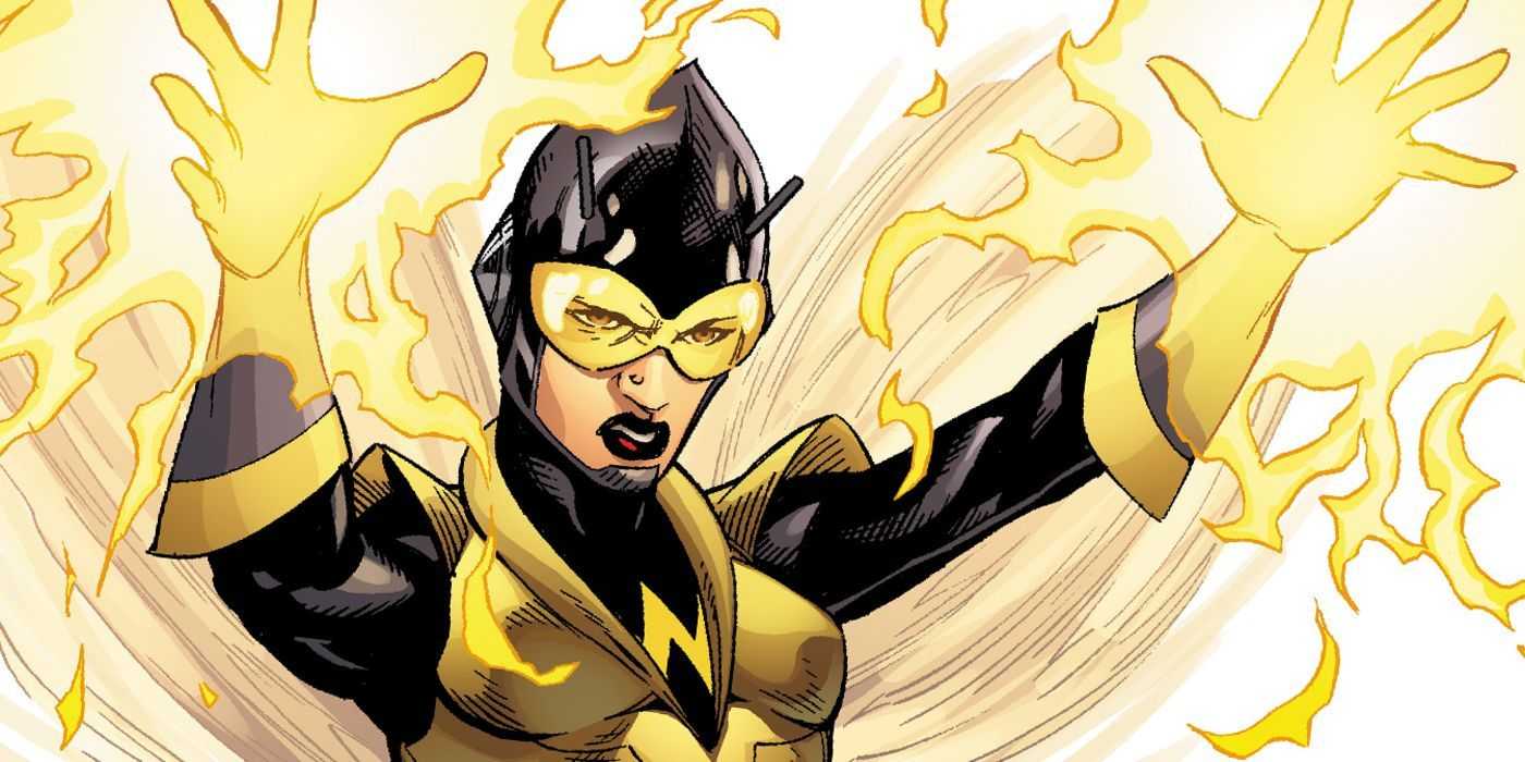 Janet Van Dyne als The Wasp von Marvel.