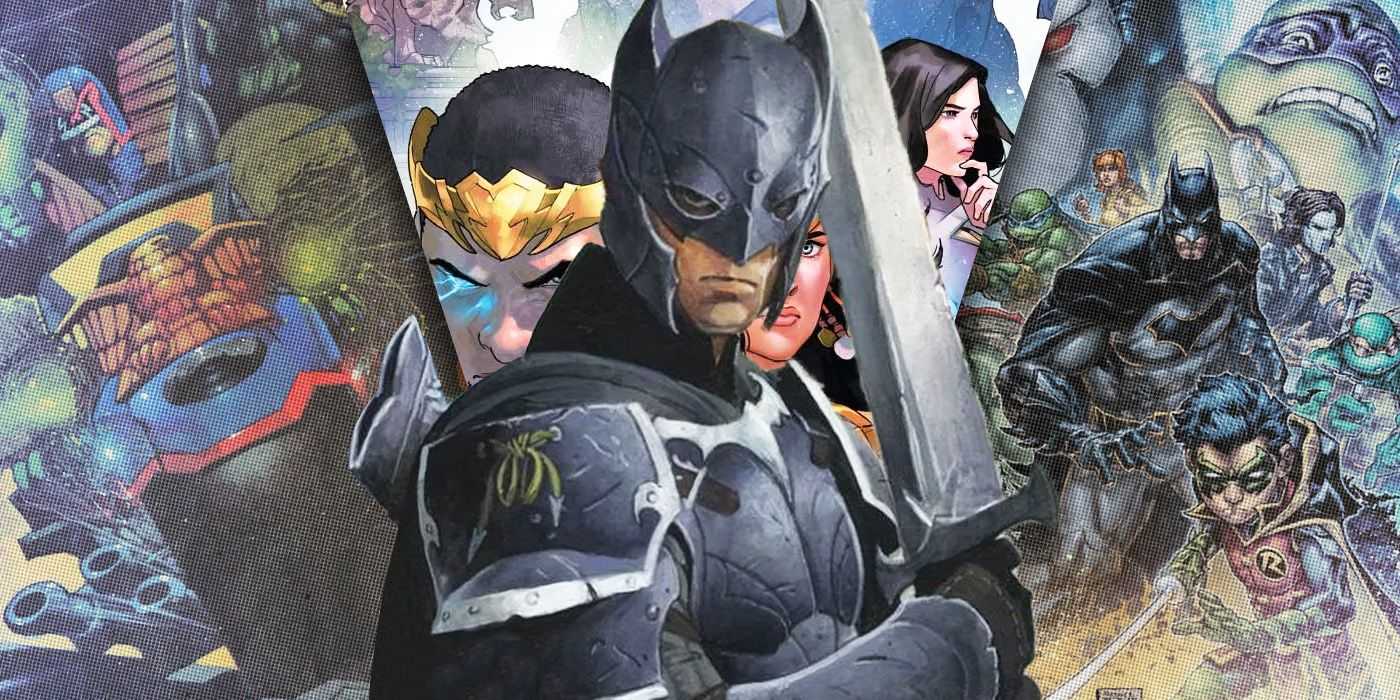 Rozdelené obrázky Batmanových crossoverov