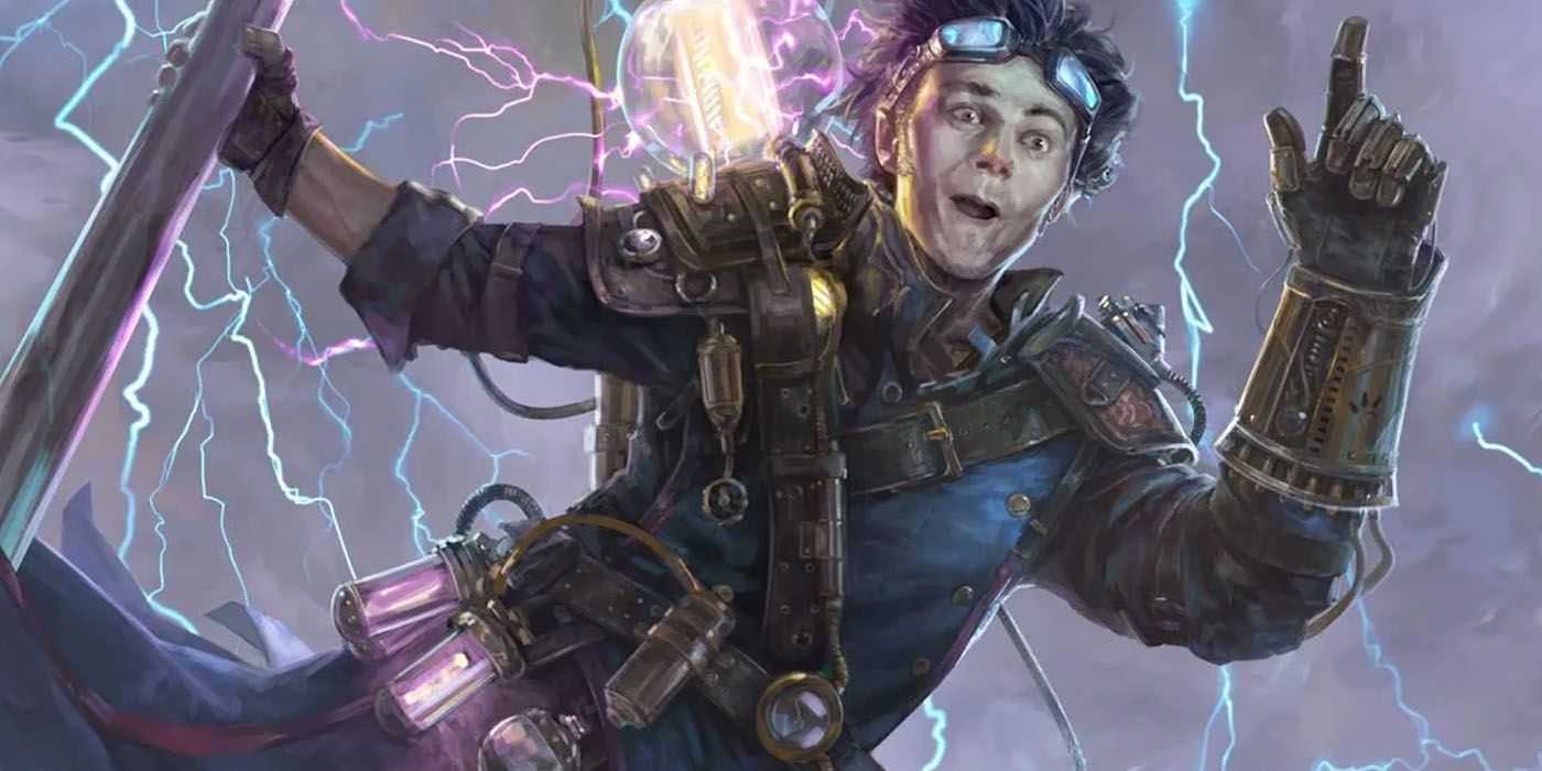 Artificer strieľajúci blesky v DnD