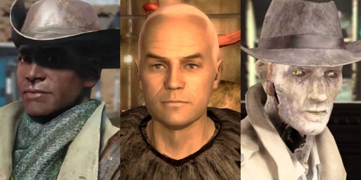 Preston Garvey, Caesar und Nick Valentine, drei Hauptfiguren in der Fallout-Reihe