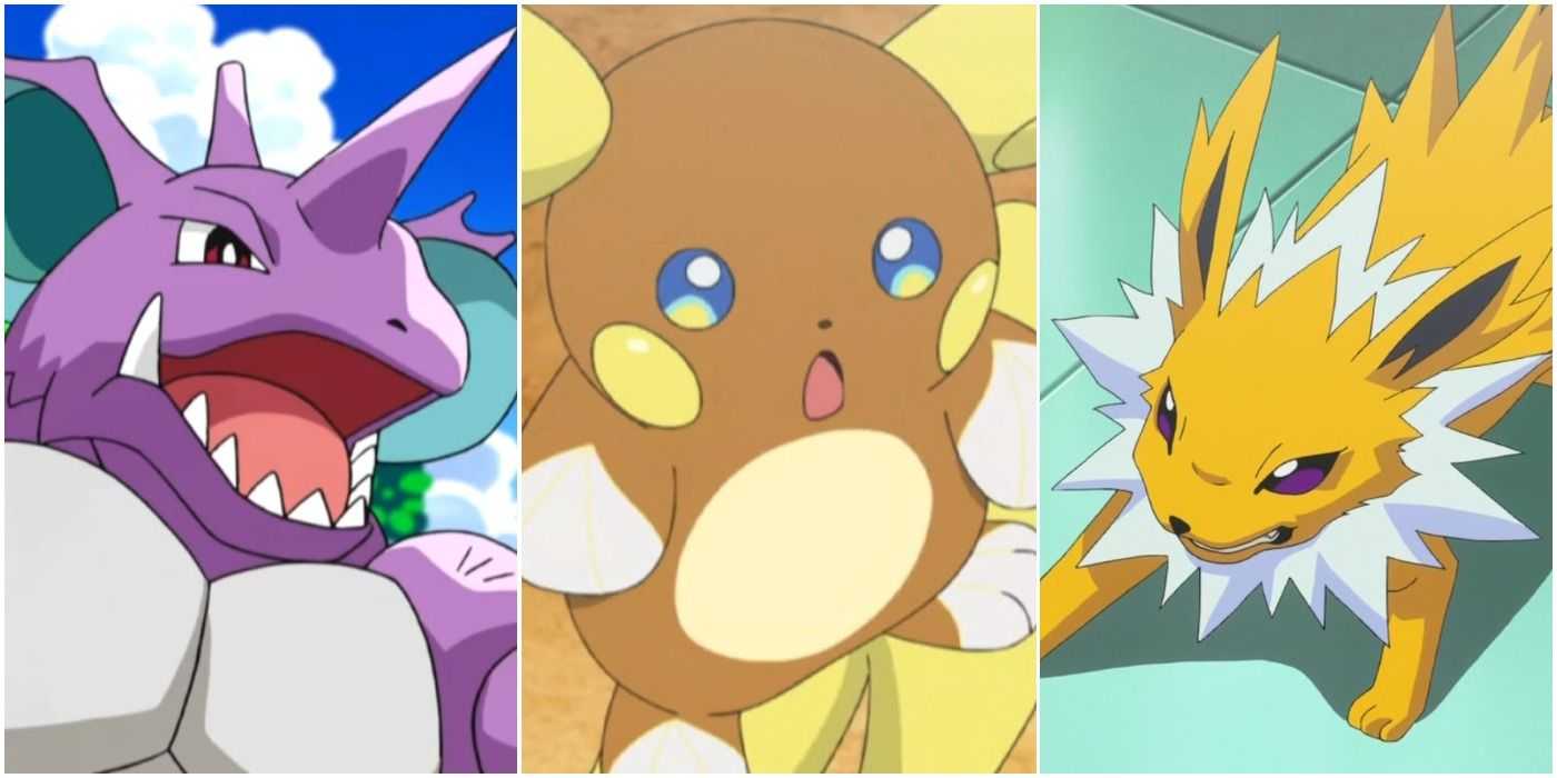 Nidoking, Alolan Raichu, Jolteon oyunlarındaki en iyi taş evrimleri