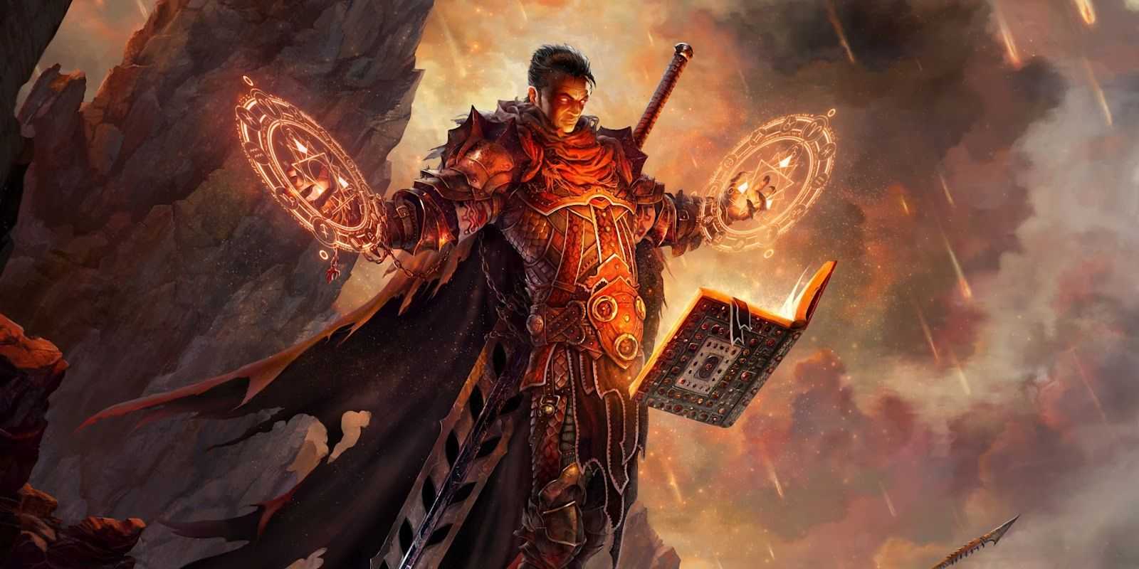Un Hechicero sacado de un libro en DnD