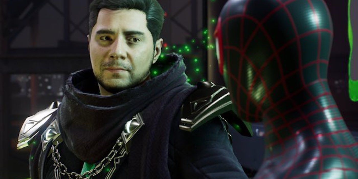 Mysterio habla con Miles en Spider-Man 2