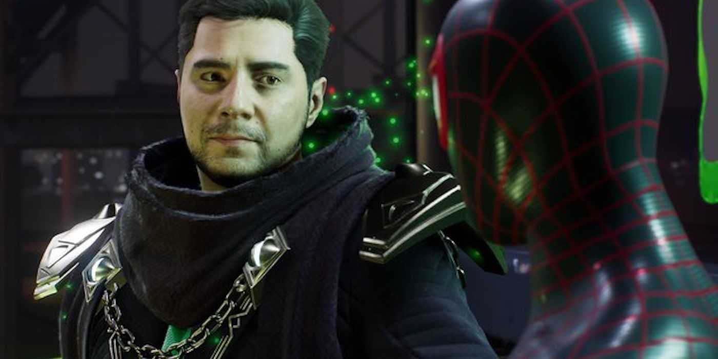 Miles Morales ayuda a Black Cat con la varita de Watoomb en Spider-Man 2