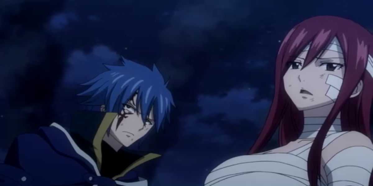 Jellal und Erza aus Fairy Tail.