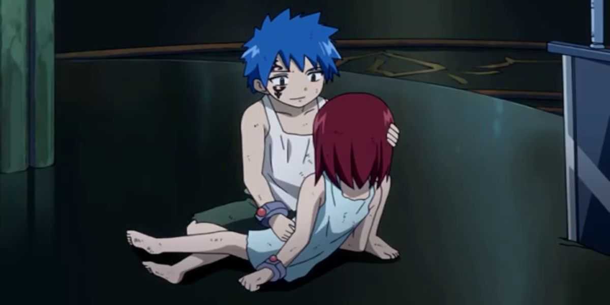 Jellal und Erza als Kinder