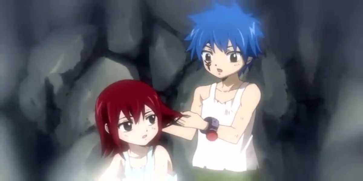 Jellal bewundert Erza