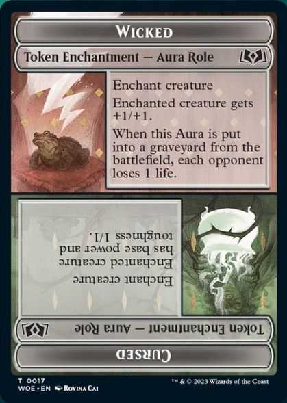 Wilds of Eldraine Wicked Cursed Rollentoken