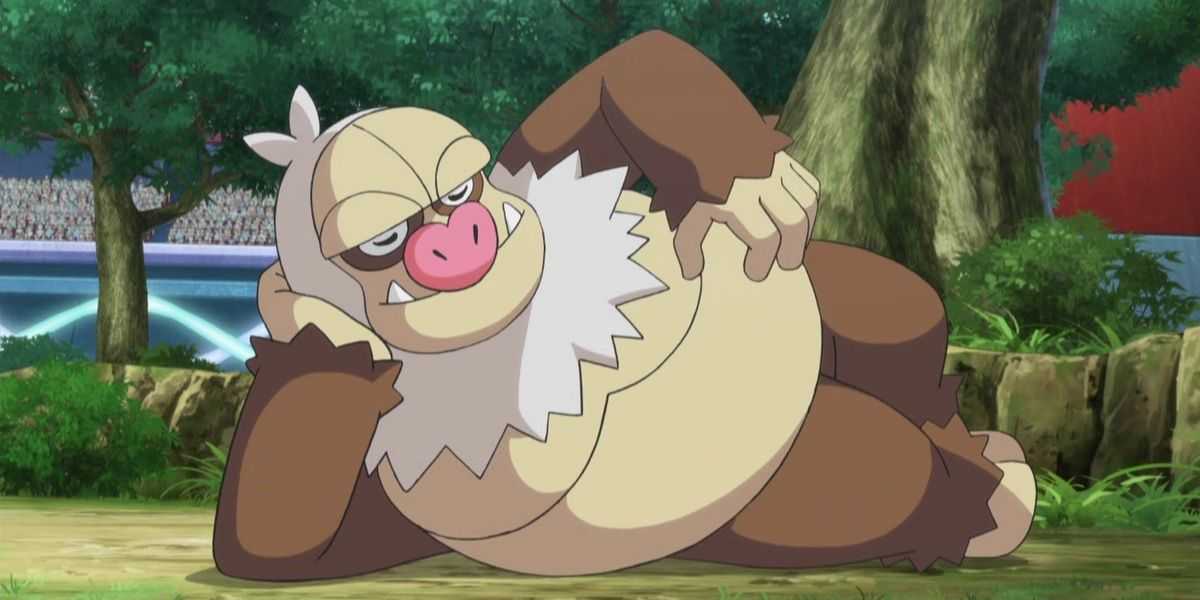 森でくつろぐポケモンからのスレイキング