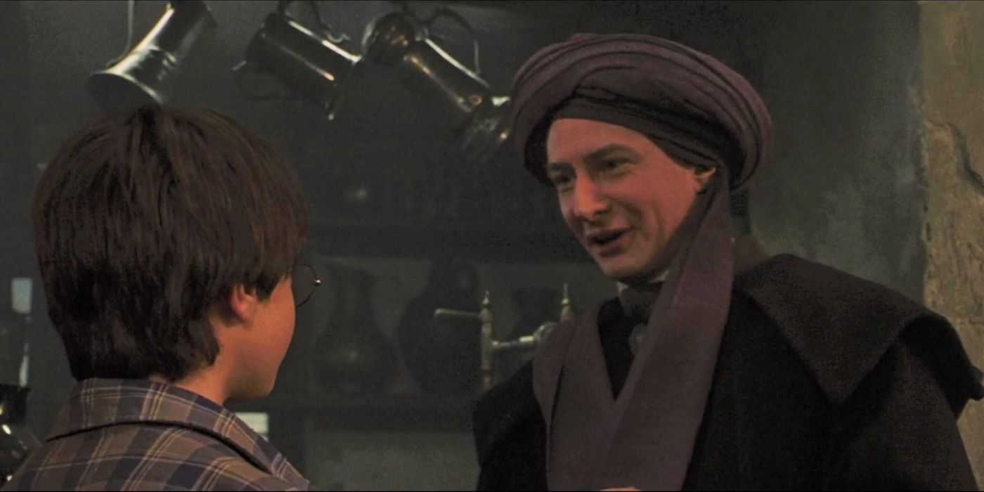 Porfesor Quirrell, Harry Potter