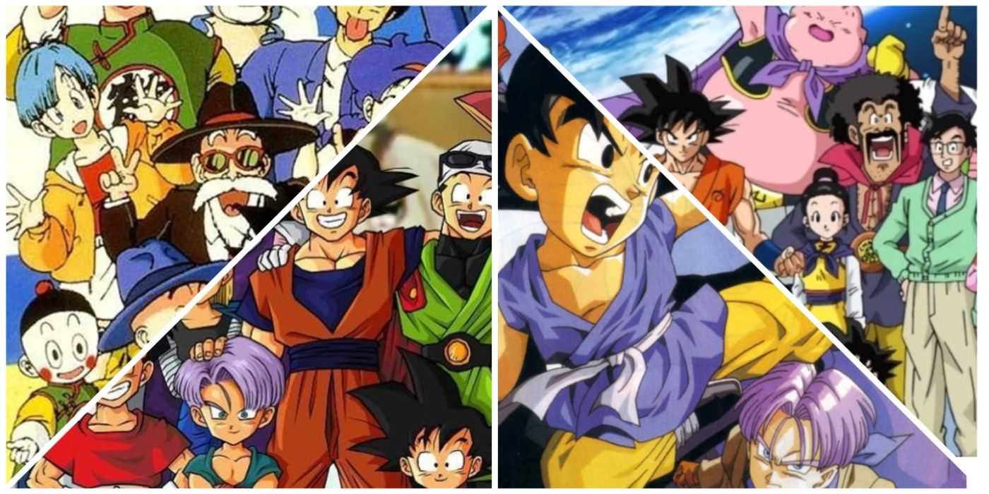 Dragon Ball, Z, GT ve Super