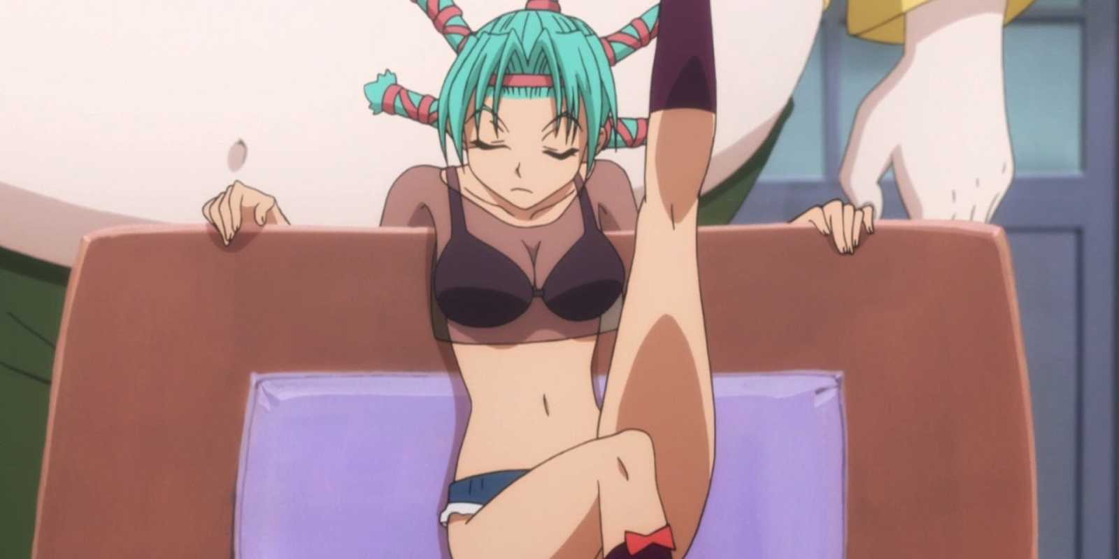 Menchi počas skúšky Hunter v Hunter X Hunter
