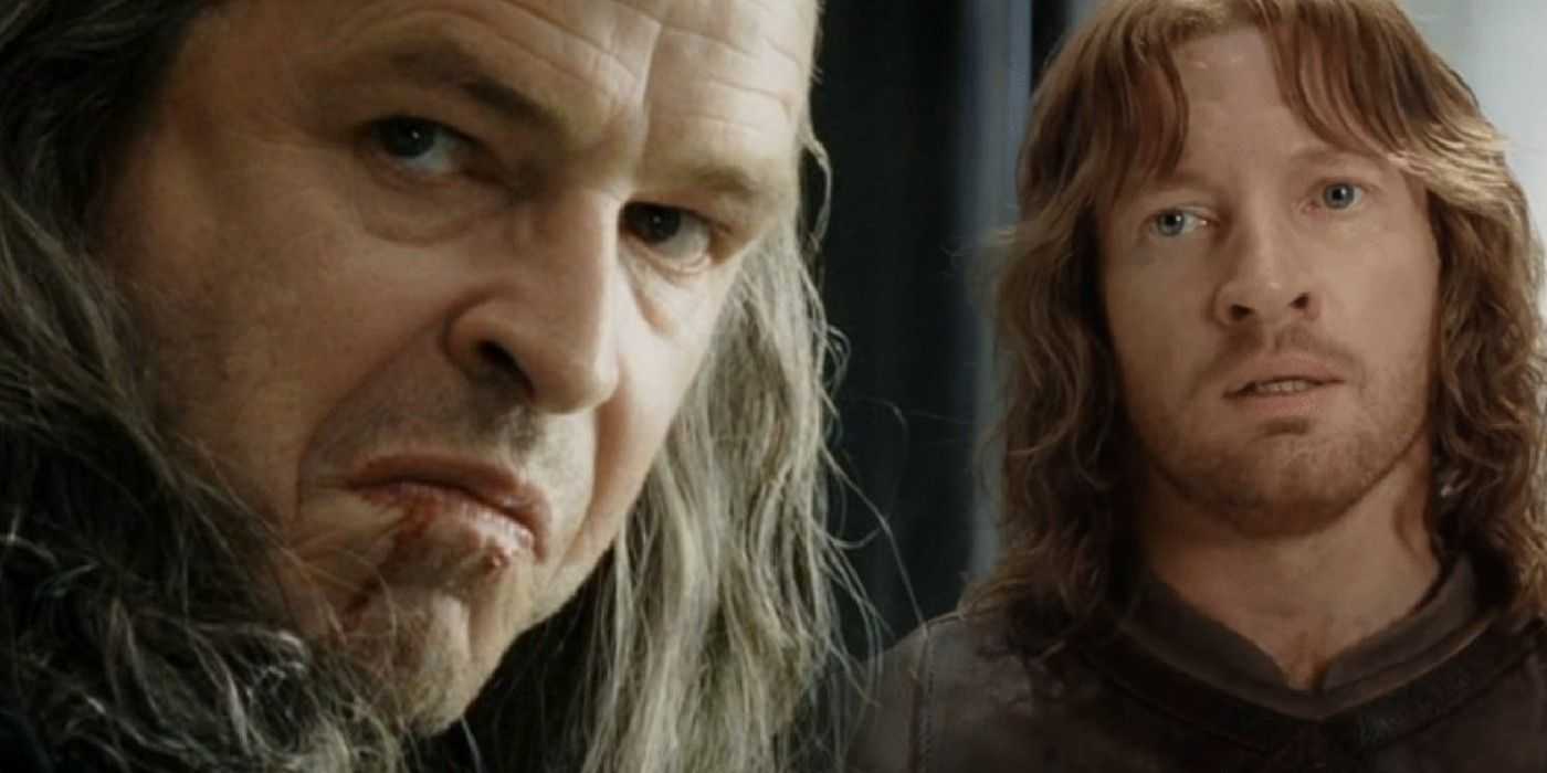 Minis Tirith Başlığında Denethor ve Faramir