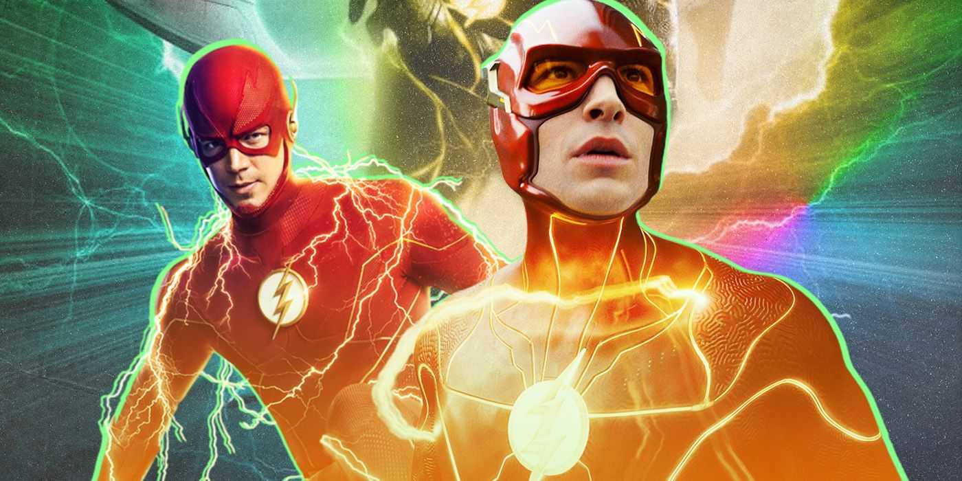 Ezra Miller El Flash y Gustin Grant Arrowverse El Flash