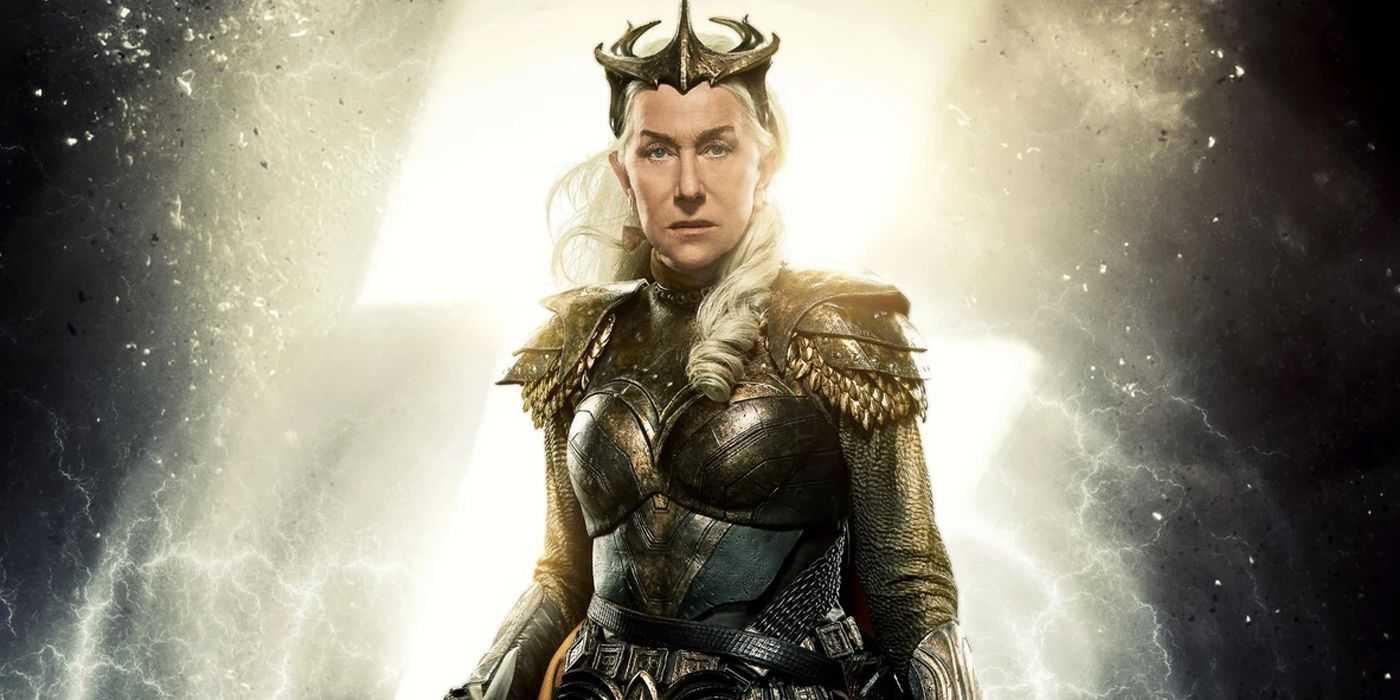 Hespera auf dem Poster für Shazam Fury of the Gods