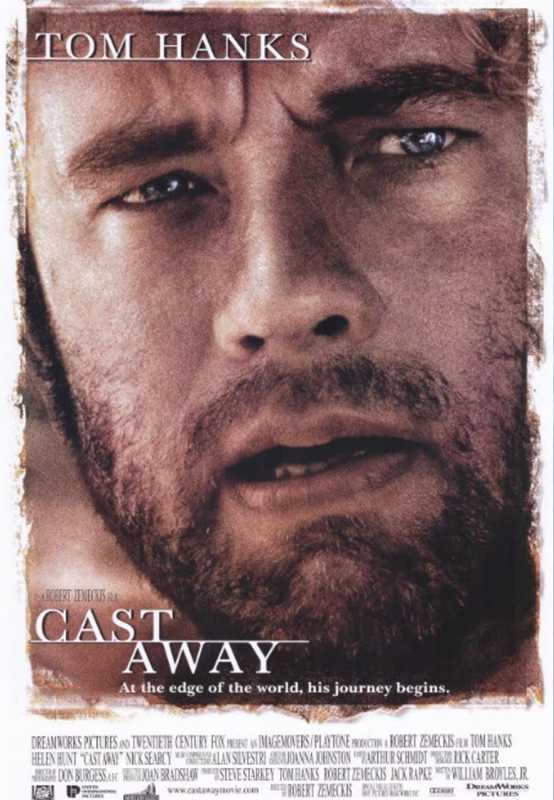 Tom Hanks Cast Away Film Posteri 2000