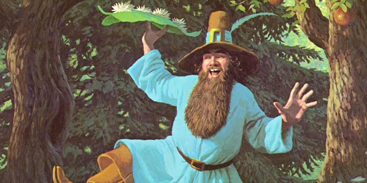 Tom Bombadil von Ted Nasmith in LOTR CCG The Wizards.