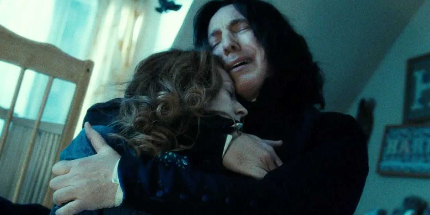 Severus Snape hält Lily Potter