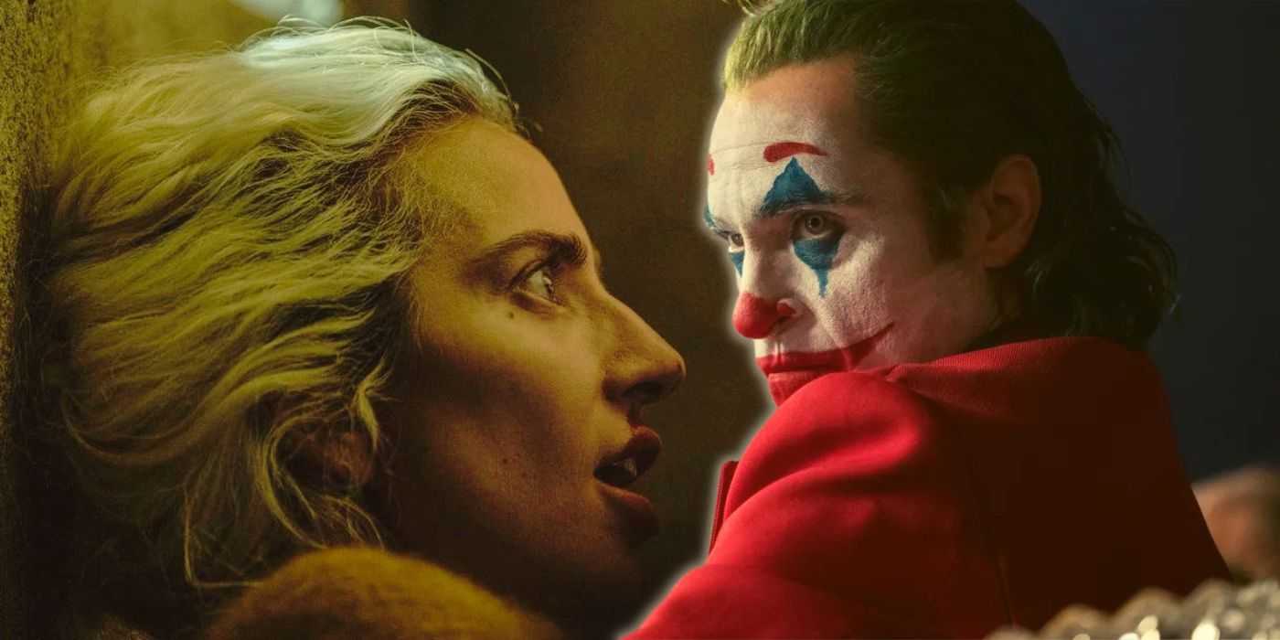 Joaquin Phoenix como El Joker y Lady Gaga como Harley Quinn en Joker: Folie a Deux