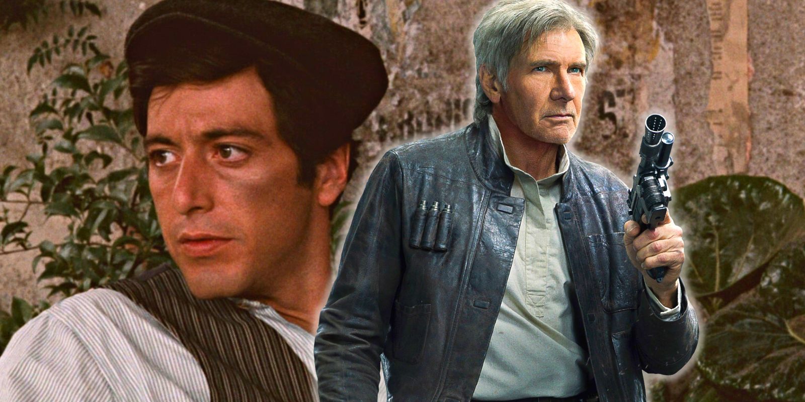 Genç Al Pacino, sabırlı, gri saçlı Han Solo