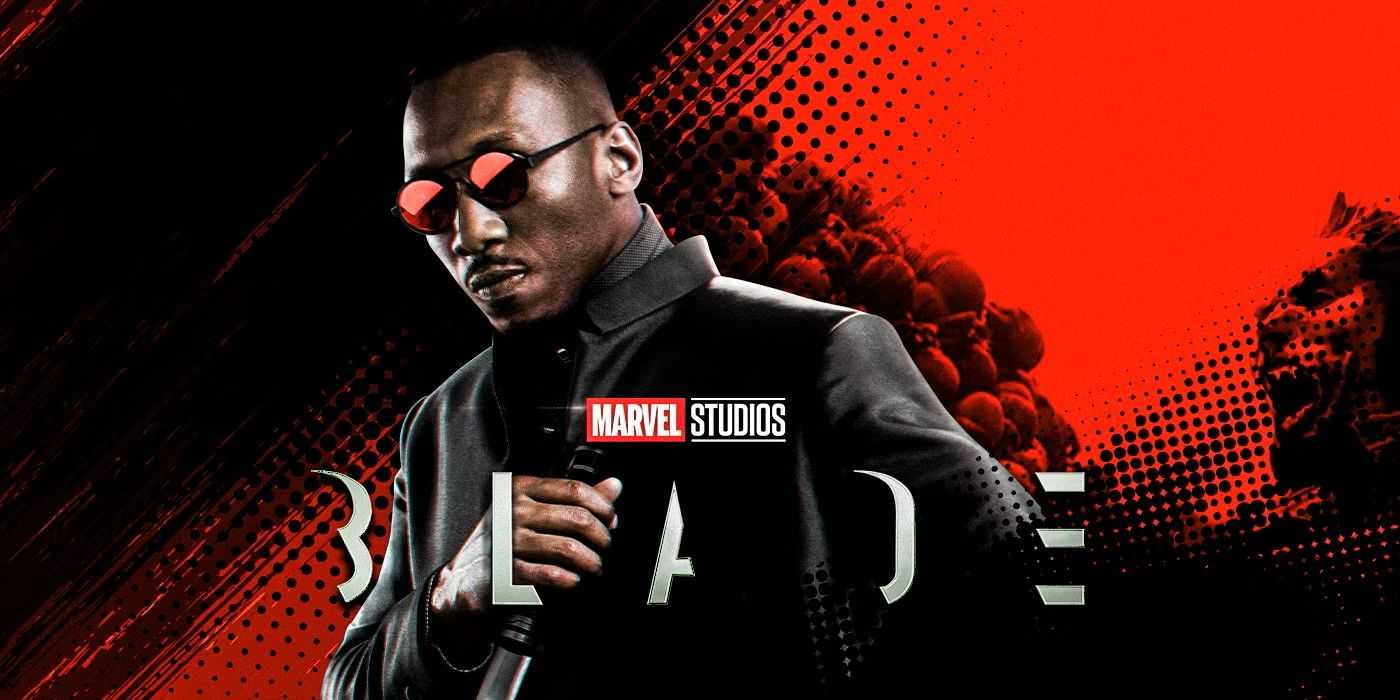 Махершала Али изображает из себя Блейда в промо-арте сериала MCU Blade.