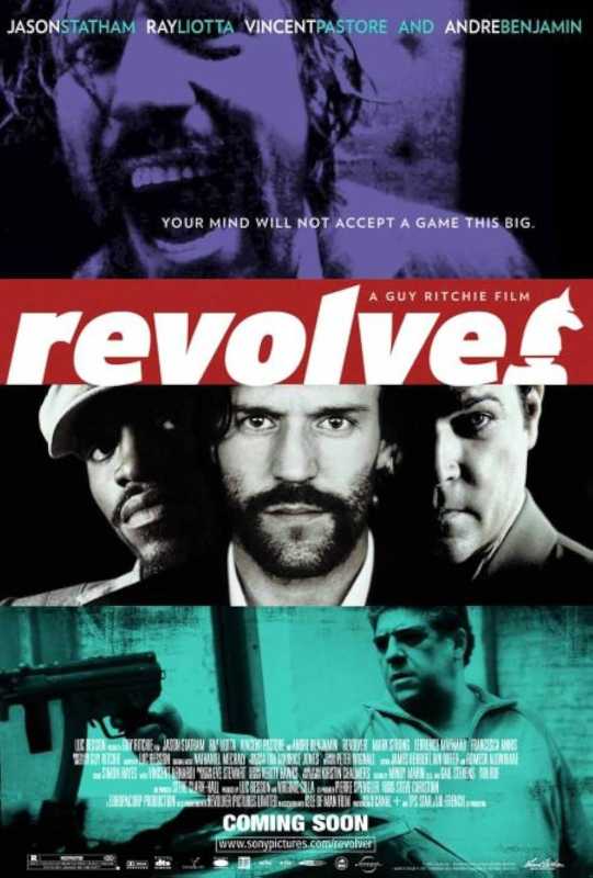 Revolver Film Posterinde Oyuncular 3 Bölünmüş Görüntüyle Görünüyor